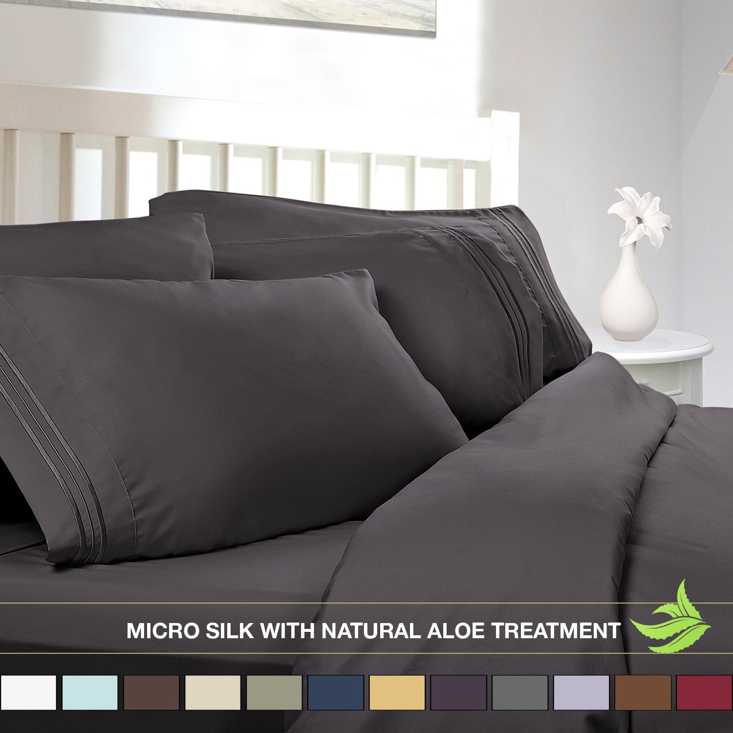 Luxury Bed Sheet Set - Soft MICRO SILK 