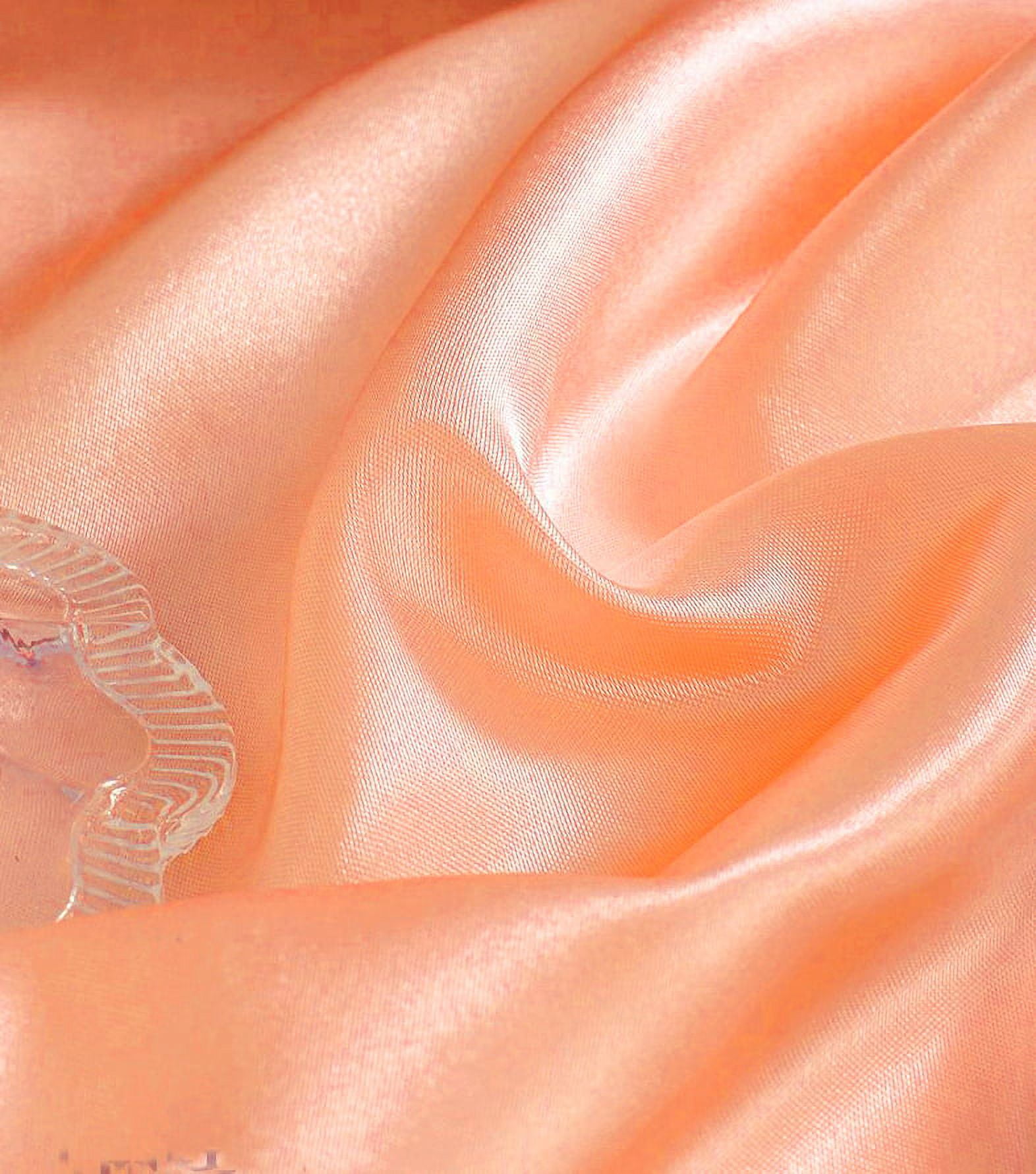 MDS Pack of 10 Yard Charmeuse Bridal SOLID Satin Fabric for Wedding Dress Fashion Crafts Costumes Decorations Silky Satin 44” Pitch