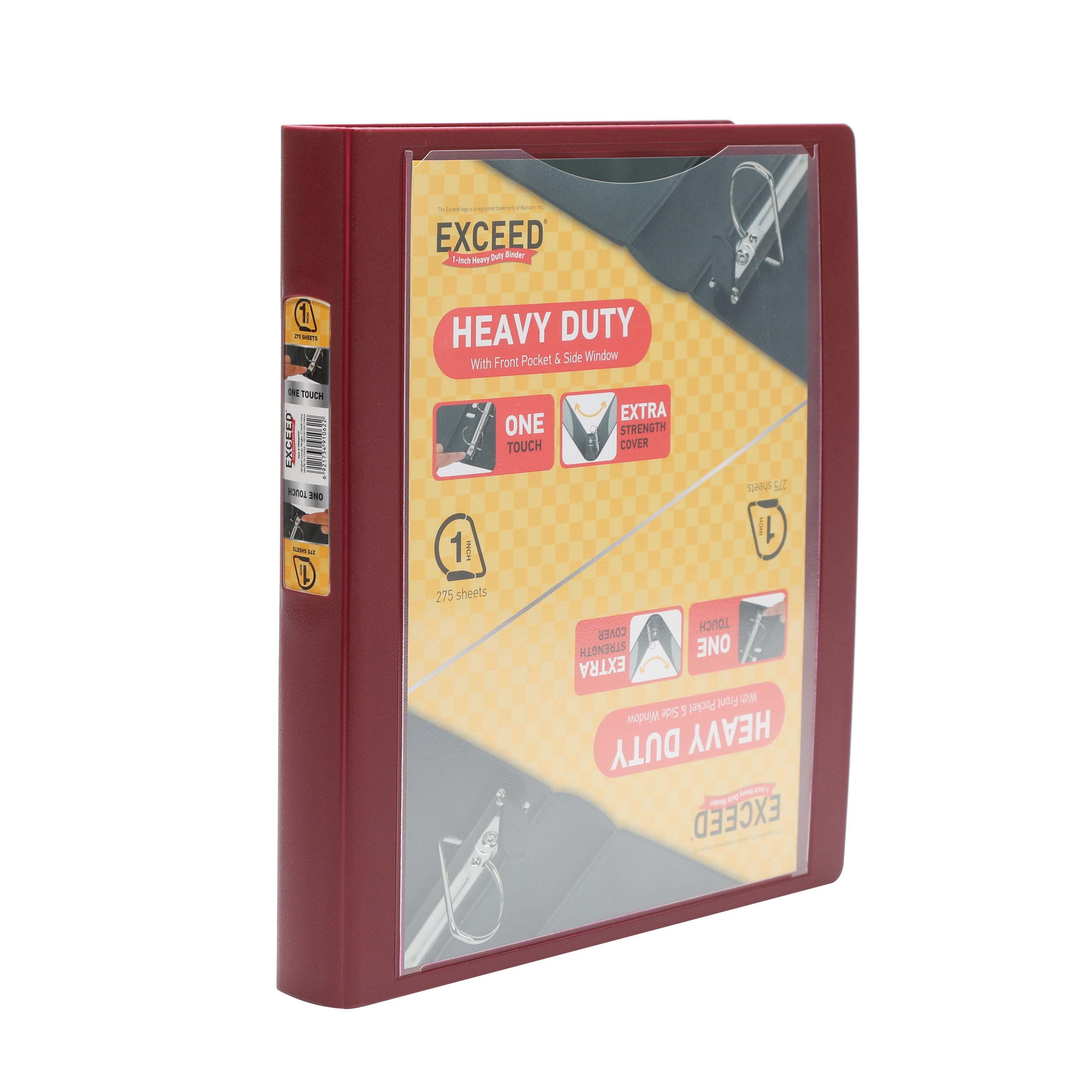 Exceed 1 IN Heavy Duty Binder 1 Inch Binder Ring Size 3 Slant D Ring exceed-1-in-heavy-duty-binder-1-inch-binder-ring-size-3-slant-d-ring