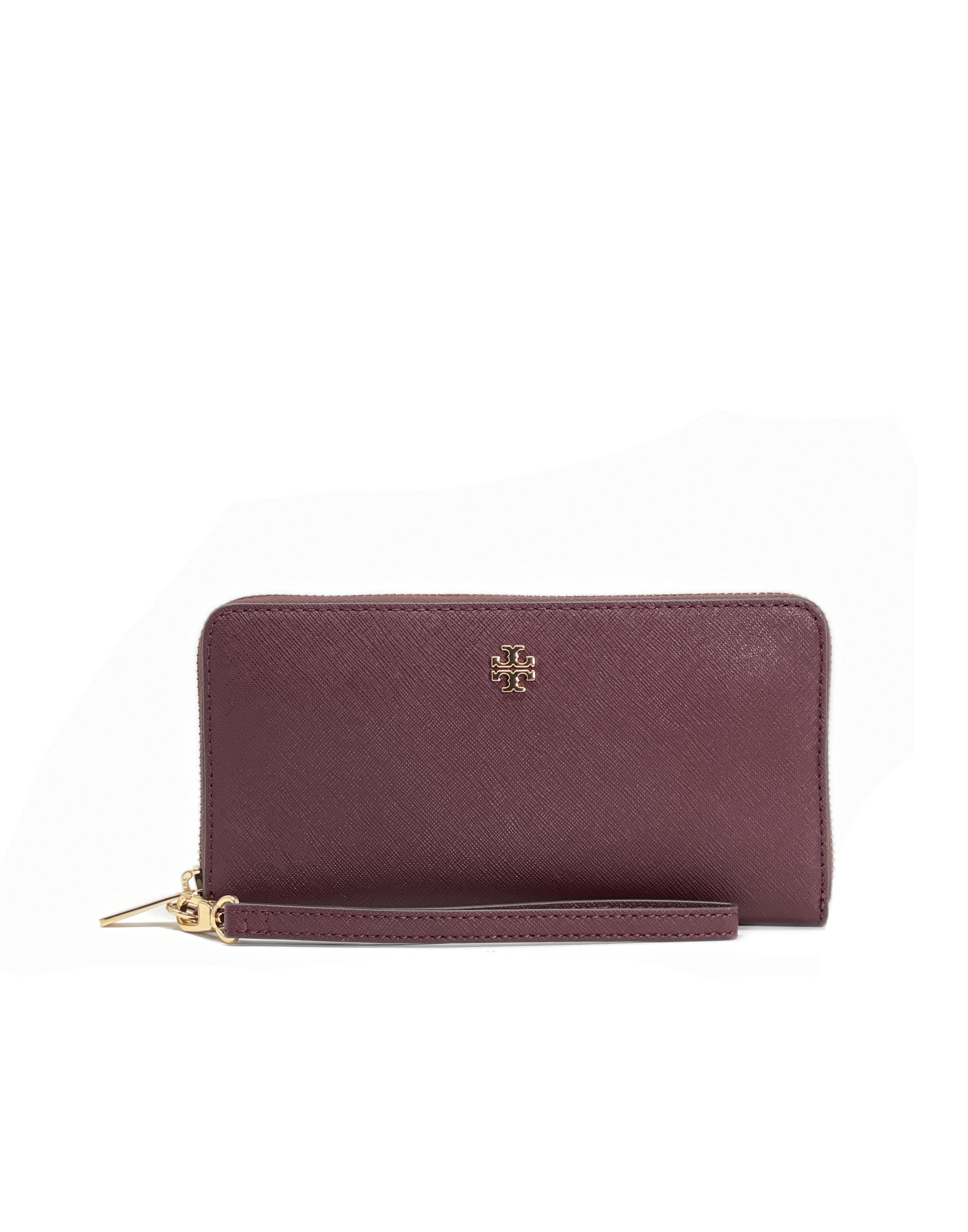 Tory Burch Emerson L-Zip Saffiano Leather Continental Wallet Tory Burch Emerson L-Zip Saffiano Leather Continental Wallet