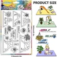 thumbnail image 2 of Sellos transparentes de silicona con diseño de mujeres y plantas para manualidades., 2 of 8