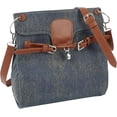 thumbnail image 3 of CoCoMangos Women Blue Denim Jeans Crossbody Bag Fashion Hit-Color Lightweight Shoulder Handbag Purse, 3 of 7