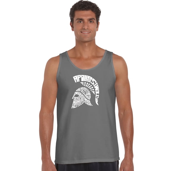 LA Pop Art Men's Word Art Tank Top - SPARTAN