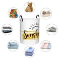 thumbnail image 6 of Kll Sunshine Waterproof Foldable Laundry Hamper Bucket With Handles For Storage Bin,Kids Room,Home Organizer (Small), 6 of 8
