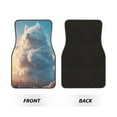 thumbnail image 2 of Fuzoiu Cute Cloud Cat Print Carpet Floor Mats for Car,Car Foot Mat Set,Universal Fit 4 Piece Mat Pad Set,Fits Most Cars Trucks Vans Sedans SUV Auto Carpet Mat Se, 2 of 7