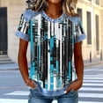 thumbnail image 2 of Tops de Manga Corta para las Mujeres de Cuello Redondo de Ajuste Suelto de Color Sólido Camiseta de Manga Corta Blusa Tops Sueltos, 2 of 5