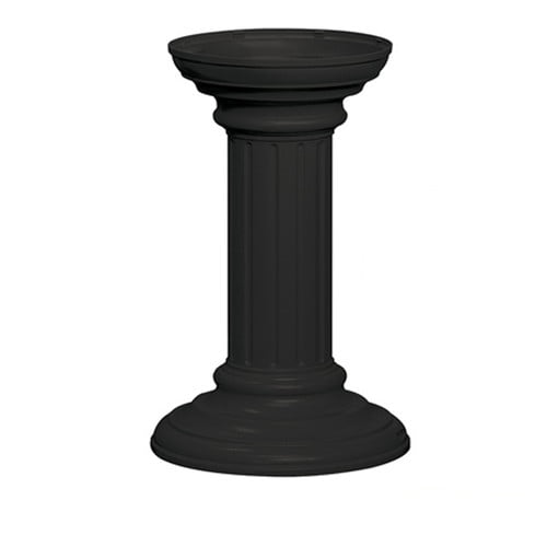 Regency Decorative Pedestal Cover - Tall - Black