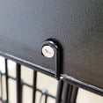 thumbnail image 3 of FixtureDisplays® Literature Rack Brochure Holder Leaflet Coupon Stand Greeting Card Rack 9 tier 45 facing Travel Information Kiosk Easy Assembly Video in Description 1453 Black, 3 of 12