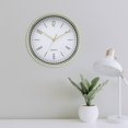 thumbnail image 1 of Reloj de pared grande que no hace tictac, de leer, silencioso, funciona con baño interior, ión de niño cocina y oficina verde perfecl reloj de pared, 1 of 8