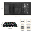 thumbnail image 6 of Chririnla Polyester Fabric Children's Wallet with Colorful Dinosaur Print, Zipper Closure Youth Trifold Pouch for Travel and Sports, 6 of 6