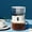 White_Free Size, variant on Gnmfd Mini Coffee Brewer Fully Automatic Hand Drip Pot Battery Powered Portable Coffee Maker for Travel Camping Office Outdoor Fresh Hot Brewed Coffee