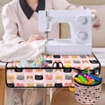 thumbnail image 4 of HELLHERO Cartoon Cats Sewing Machine Mat Foldable Non Slip with 4 Pockets to Keep Tidy Sewing Machines Pad, Christmas, 4 of 5
