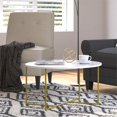 thumbnail image 2 of Pemberly Row Modern / Contemporary Stevenson Round Coffee Table White, 2 of 7