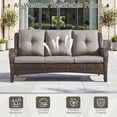 thumbnail image 2 of POCASSY 7 Pieces Rattan Sofa Seating Group with Cushions, 2 of 19