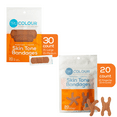 thumbnail image 3 of Tru-Colour Skin Tone Bandages Assorted Shapes Variety Pack - Brown, 4 Pack, 3 of 6