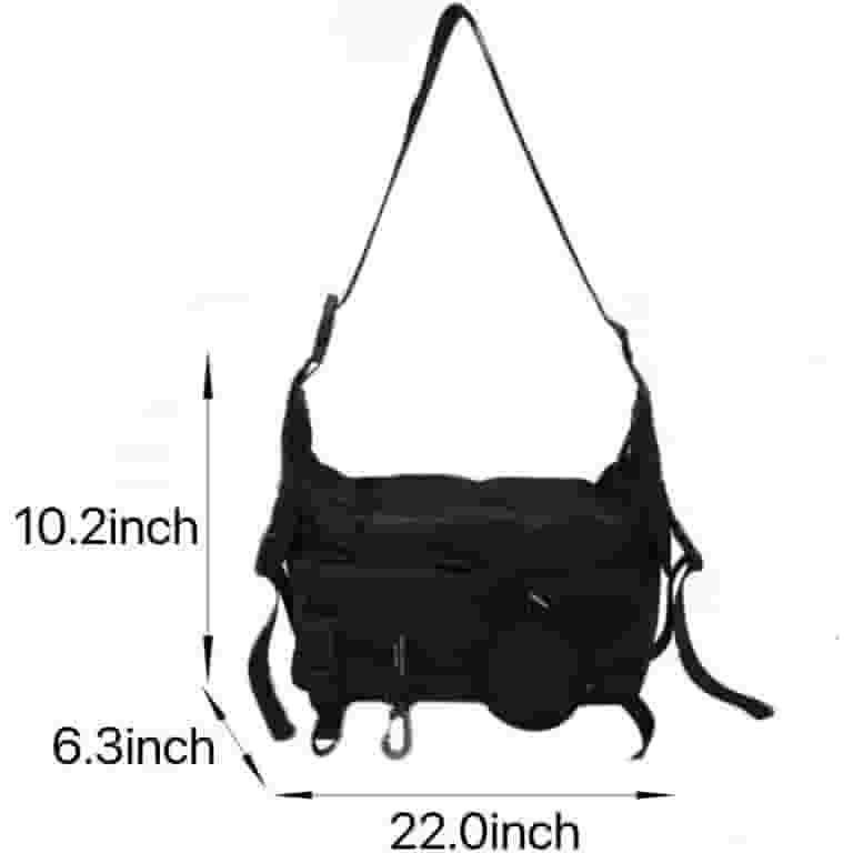 ショルダーバッグ Luxury Street Wear INFLATION Shoulder Bag it. unisexual LinYooLi Techwear Crossbody Messenger Bag Japanese Harajuku