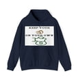 thumbnail image 4 of Keep your eyes on your own money Unisex Hooded Sweatshirt, 4 of 48