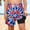 B Multicolor, variant on Boys' Patriotic Summer Beach Shorts(5-14 Years), Independence Day Quick-Dry Swim Trunks with Adjustable Drawstring Multicolor Size 11