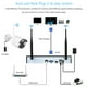 thumbnail image 3 of Sistema de monitoreo de seguridad,Sistema de cámara de seguridad inalámbrica 1080P 4CH HD, 4CH NVR + 4 piezas de cámara IP WiFi Cámar Romacci Sistema de monitoreo de seguridad, 3 of 7