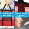 thumbnail image 4 of Mesh Beach Bag, Extra Large Beach Tote with Zipper Pocket Pool Bag for Cruise/Swim/Vacation Essentials, 4 of 17