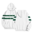 thumbnail image 7 of BXINGOHAI Casual Hoodies for Women Long Sleeve Solid Lightweight Pullover Tops Loose Sweatshirt with Pocket White,XXL, 7 of 7