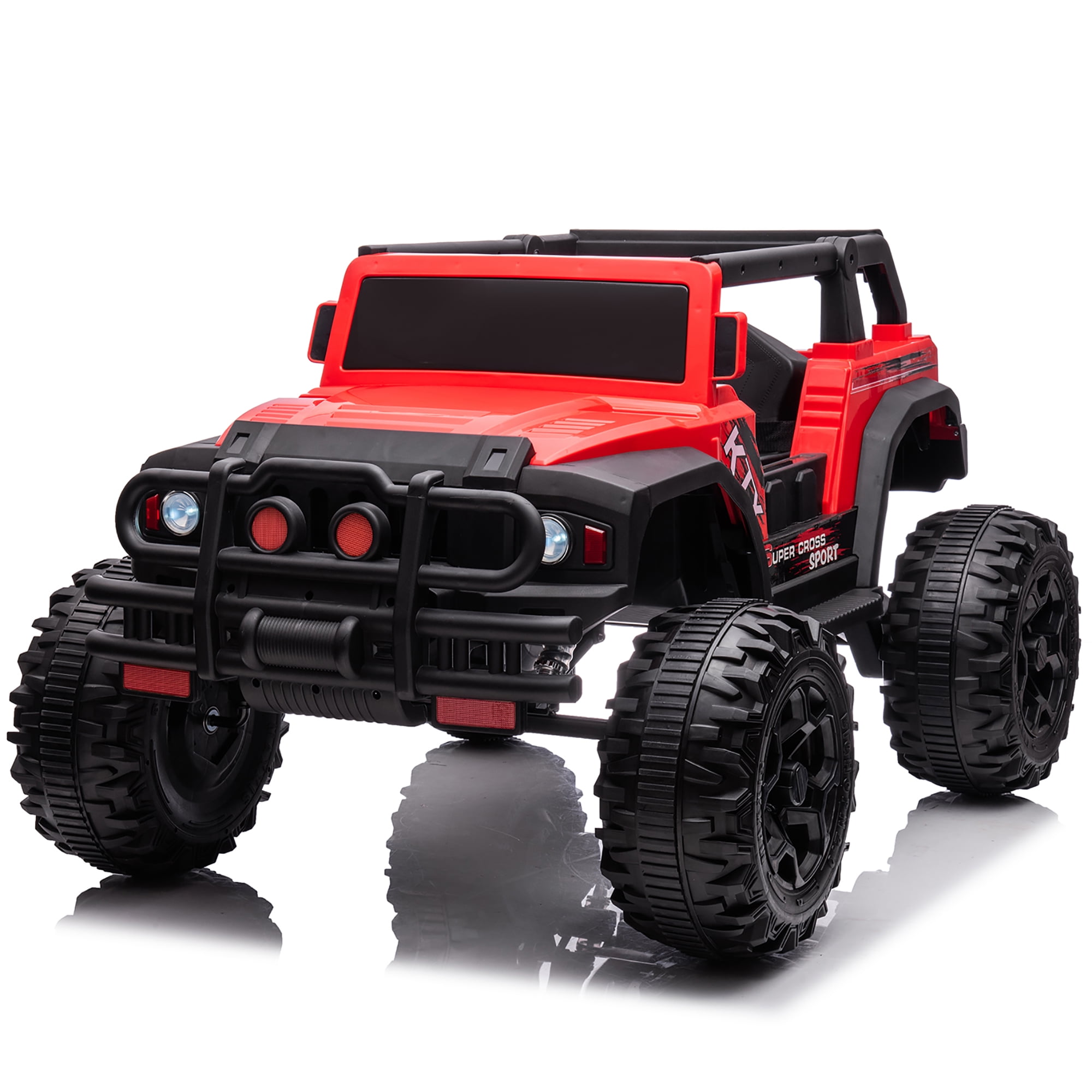 24 Volt Kids Ride on Truck with Remote Control, Ride on Toy w/ 2x200W