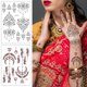 thumbnail image 2 of Kit de Tatuajes de Henna XMASIR con 12 Hojas de Stickers Impermeables, 2 of 9