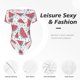 thumbnail image 4 of Fotbe Watermelon Body de Mujer con Cuello Redondo y Mangas Cortas, Sin Mangas Ajustado, Suave, Cómodo y Básico-X-Large, 4 of 7