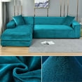 thumbnail image 1 of Housse de Sofa en Velours Épaisse et Élastique Housse de Sofa 1/2/3/4 Places pour Salon Housse de Sofa en Velours Peluche en Forme de L pour Coin Housse de Canapé, 1 of 7