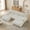 Beige, variant on MAYEERTY 77 Inch L-Shaped Sectional Sofa with Ottoman, Chenille 2-Seat Modular Couch, Solid Wood & Metal Frame for Living Room Bedroom Apartment