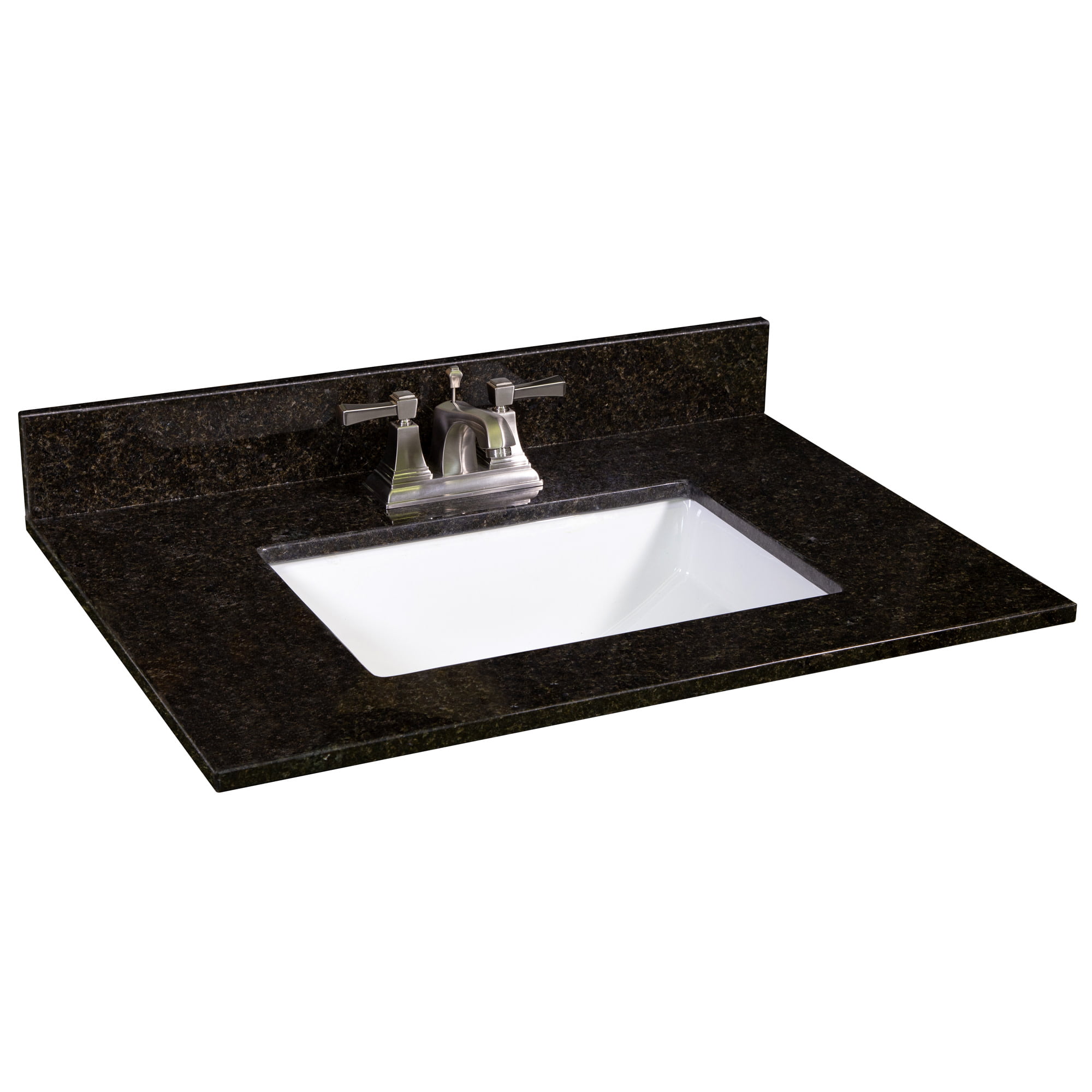 Granite Vanity Top In Black Pearl, 31 Bathroom Vanity Top