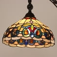 thumbnail image 2 of CHLOE Lighting SERENITY Victorian Tiffany-style Dark Bronze 1 Light Reading Floor Lamp 11" Wide, 2 of 5