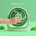 thumbnail image 3 of IRIS Woozoo Quiet Personal Air Circulating Fan, 30 cm (12 in), Green, 3 of 6