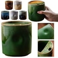 thumbnail image 2 of 18oz Ceramic Coffee Mug with Sip Lid, Handleless Tumbler in a Vintage Kiln , Large Porcelain Travel Cup for Hot or Cold Drinks, Ideal Gift for Home, Office and Commuters, 2 of 10