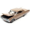 thumbnail image 3 of 1964 Pontiac Grand Prix Royal Bobcat Saddle Bronze Metallic "Vintage Muscle" Limited Ed 1/64 Diecast Model Car by Auto World, 3 of 3