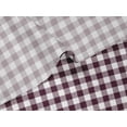 thumbnail image 5 of oneOone Velvet Wine Fabric Check Check Quilting Supplies Print Sewing Fabric By The Meter 58 Inch Wide, 5 of 5