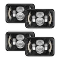 thumbnail image 1 of Faro de coche Faro LED de 5 pulgadas, faro rectangular para automóvil de 4x6 pulgadas con señal de giro DRL, reemplazo de haz alto/bajo para Peterbilt Kenworth Oldsmobile Cutlass (paquete de 4), 1 of 8