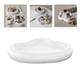 thumbnail image 5 of Juego de Platos de Cena, Juego de Platos Apilables ámica, Bandeja de Servicio de Catering para Aperitivos, Resistente a Los Arañazos, para Soledad Plato de postre, 5 of 10