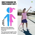 thumbnail image 4 of Raqueta deportiva AMA SPORT, 19 pulgadas, kit de raqueta de tenis para niños, 4 of 7