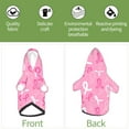 thumbnail image 6 of Bingfone Breast Cancer Awareness (3) Dog Clothes Hoodie, Pet Winter Coat,Puppy Sweatshirts For Small Dogs Boy Girl,Suitable For All Breeds-X-Large, 6 of 9