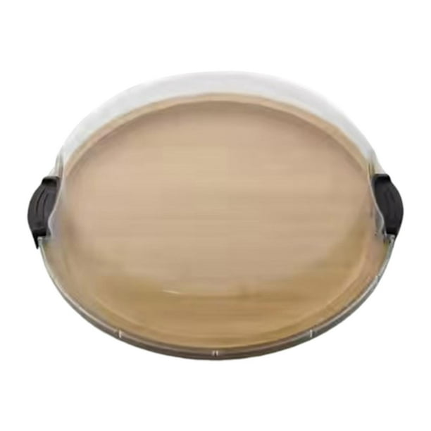 Compartimos de bandeja de bambú Cuares de cocina Servir platos placa de fruta bandeja de madera para fiesta de frutas pan de pastelería sin compartimentos