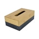 thumbnail image 1 of Caja de pañuelos Caja de servilletas de mesa Porta pañuelos faciales, Servilletero moderno Servilletero, Rectangular para Hotel Car Dresser Countertop Negro perfecl Caso de tejido, 1 of 8
