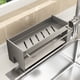 thumbnail image 1 of Escurridor multifuncional de acero inoxidable para fregadero de cocina | Soporte para esponja de acero al carbono | Organizador de trapos de cocina para encimera | Negro, blanco y gris |, 1 of 6