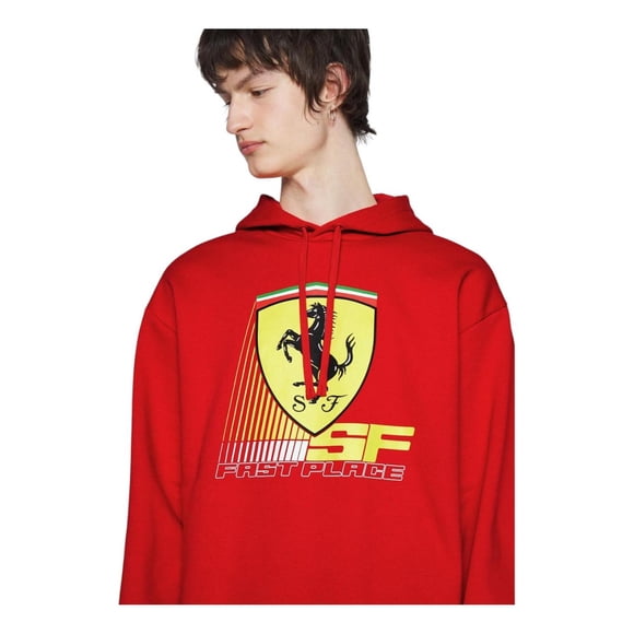 Sudadera Puma Hombre Scuderia Ferrari Race Rojo Hoodie rojo L