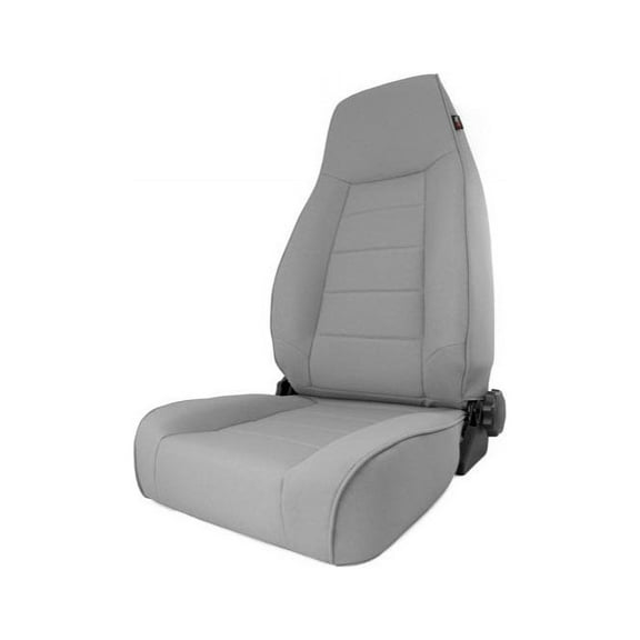 Rugged Ridge by RealTruck Seat for Wrangler TJ | Front, High Back, Reclinable, Gray | 13412.09 | Compatible with 1997-2006 Jeep Wrangler TJ