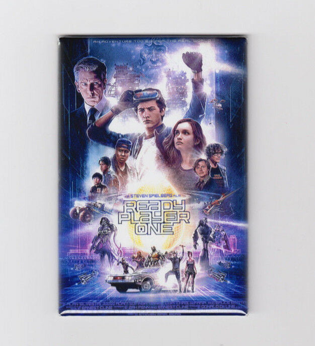 2"x3" MOVIE POSTER FRIDGE MAGNET spielberg 1 scifi book READY PLAYER ONE 