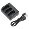 thumbnail image 1 of Camera Battery , Triple Slot Battery  For Camera, Portable Camera Battery ,  USB Interface, Suitable For Travel, Outdoor, Photography And Photography., 1 of 8