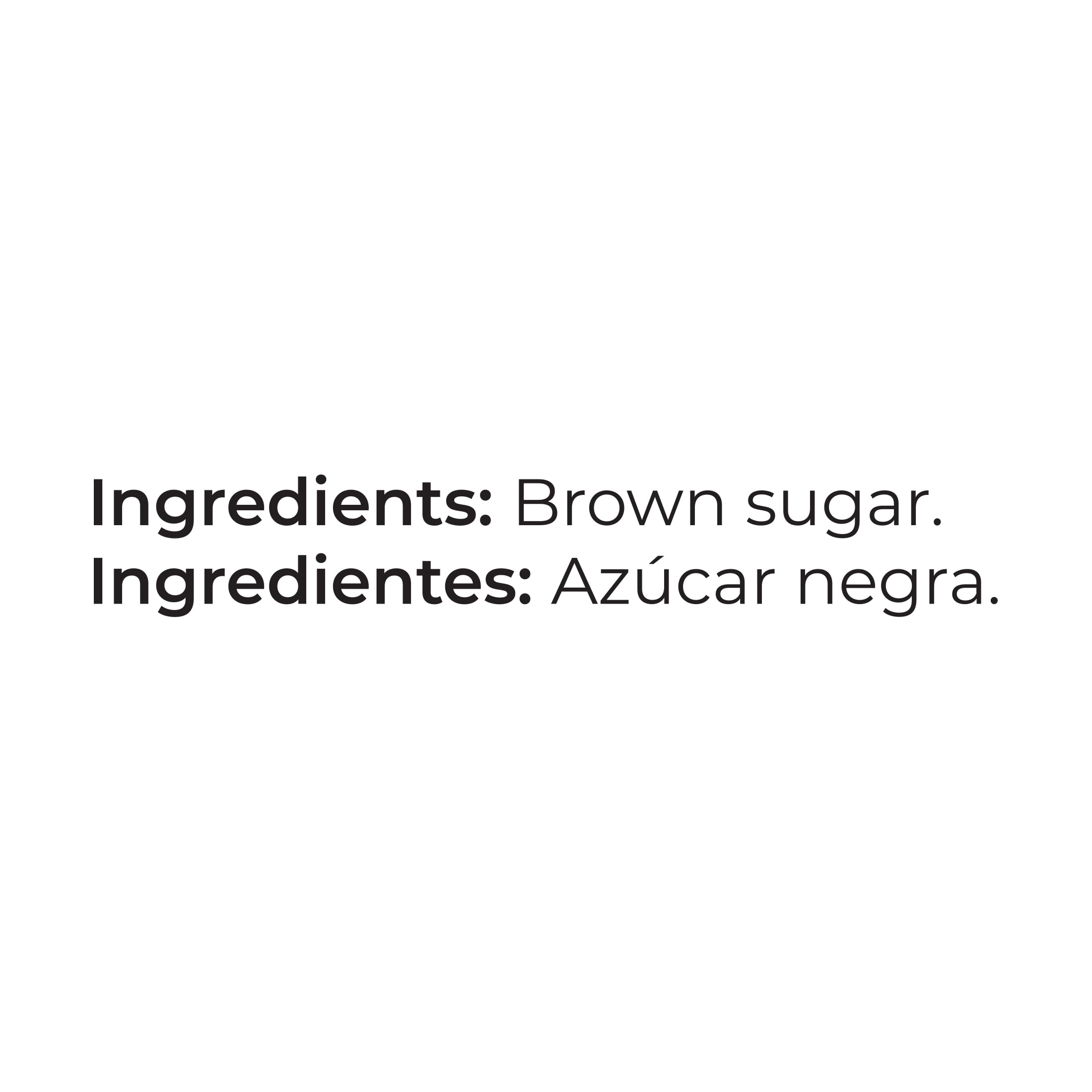 Dulce Caña ,Pure Cane Brown Sugar, 6.6pd (2,952g), Plastic Bag, No Additives and Preservatives