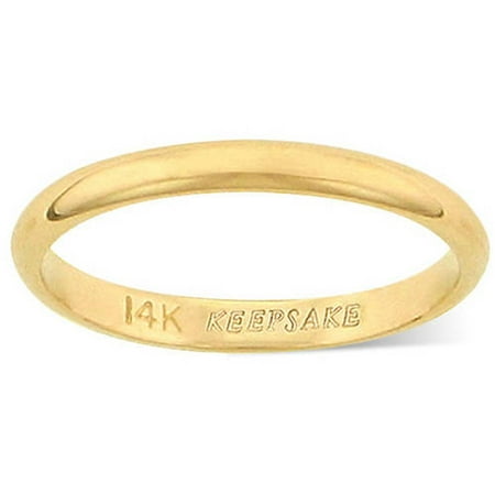 Keepsake 14kt Yellow Gold 2mm Wedding Band