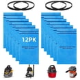 thumbnail image 1 of GFHFJH Filtro para aspiradora,Wet/Dry bolsas para aspiradora Aplicable a koblenz,Compatible con WS01025F2,artesano 9-38737,VF2000,Diez paquetes de bolsas filtrantes desechables m&aacute;s cuatro c, 1 of 7